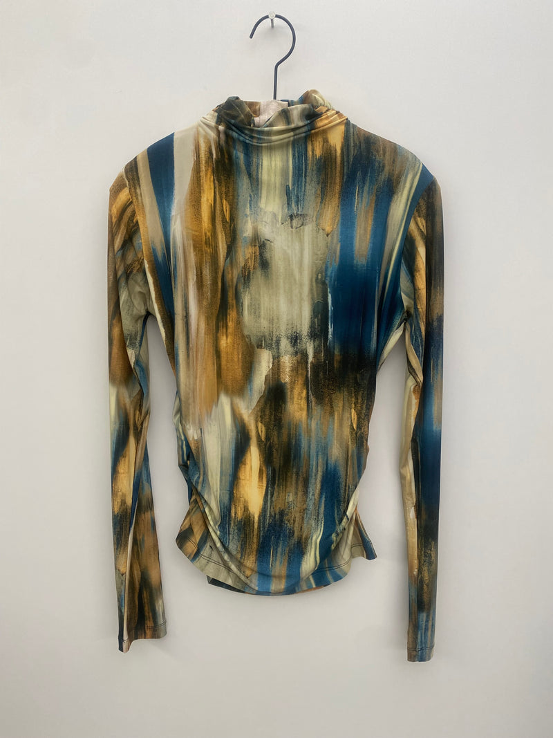 JUNCAL AIDA TURTLENECK - MARBLE OCHRE