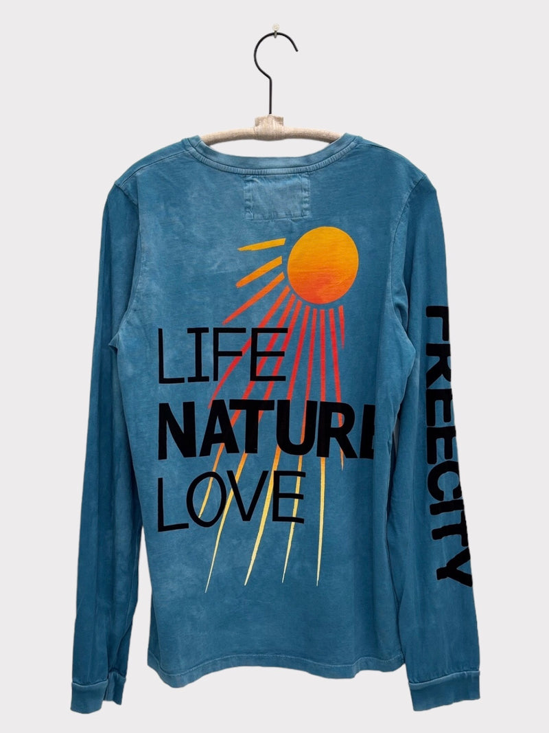 FREECITY LNLSUN LONGSLEEVE T - BLUESOUND GLASS