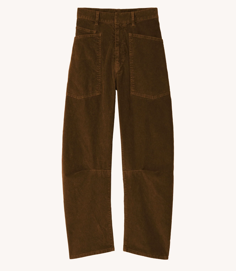 SHON PANT - CIGAR BROWN