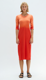 JERRY DRESS - FADED RED