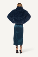 RELAXED FUR COAT - COMPASS