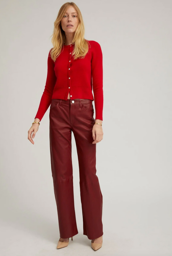 CARPENTER PANTS - CHERRY