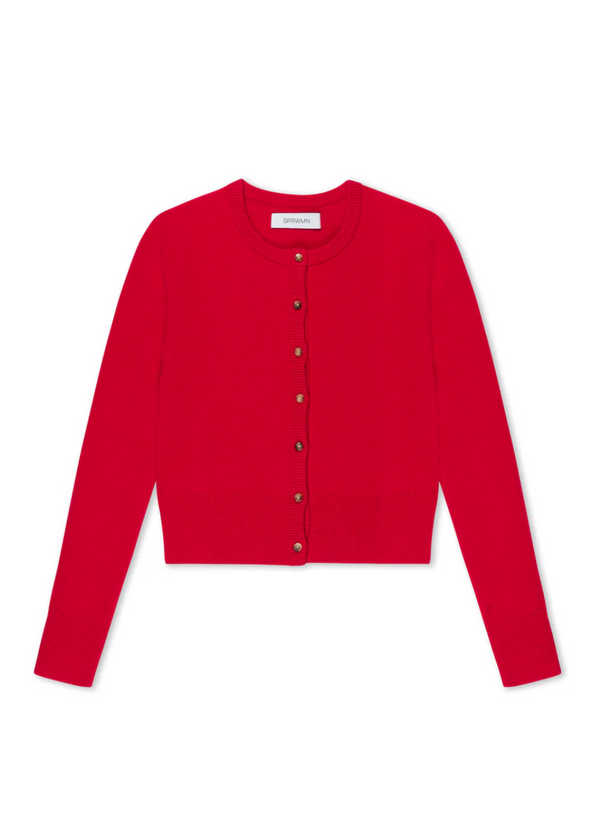 BABY CARDIGAN - RED