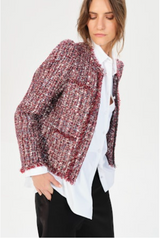 INCAHUASI SADIE SHORT JACKET - PINK