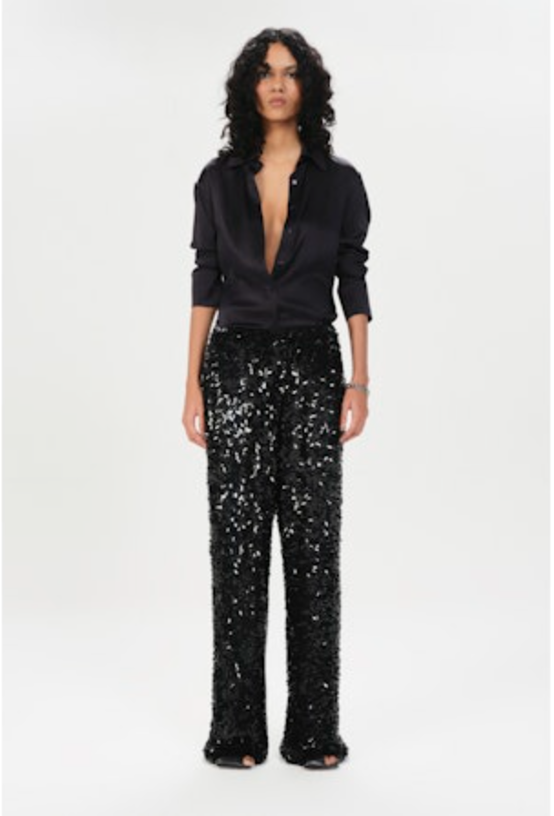 RUFINO AURORA PANTS - BLACK