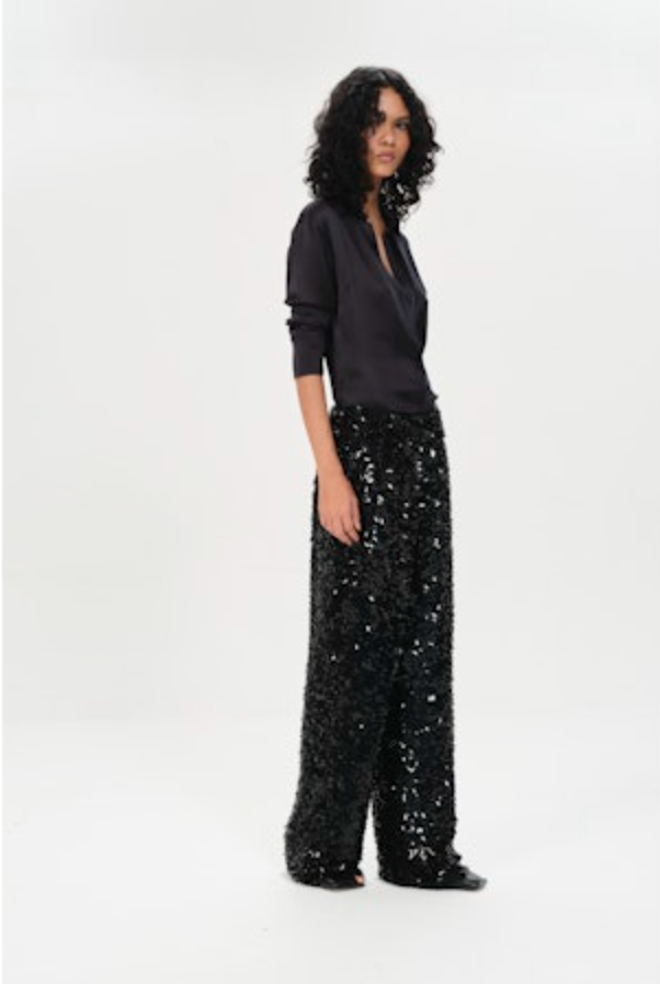 RUFINO AURORA PANTS - BLACK