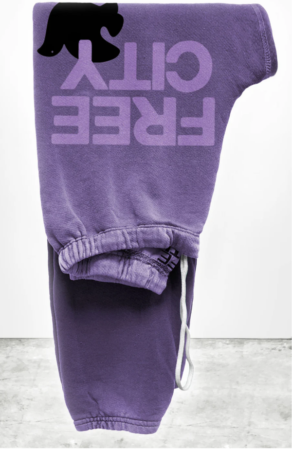 FREECITY LARGE SWEATPANT - LAVENDAR PETAL